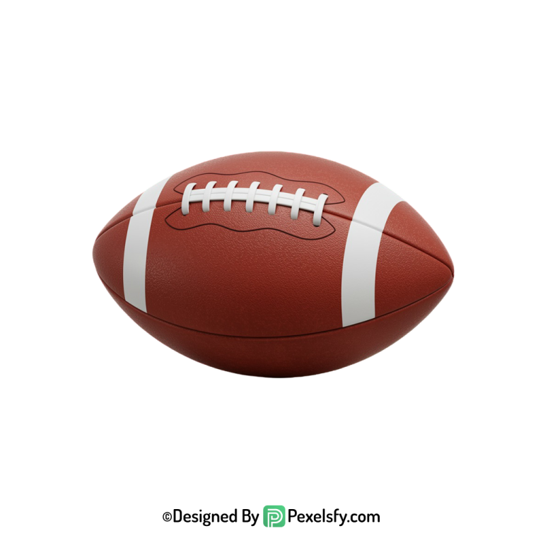 American Football PNG Clipart Image, transparent background
