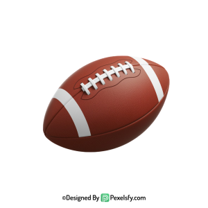 American Football PNG for Websites, transparent background