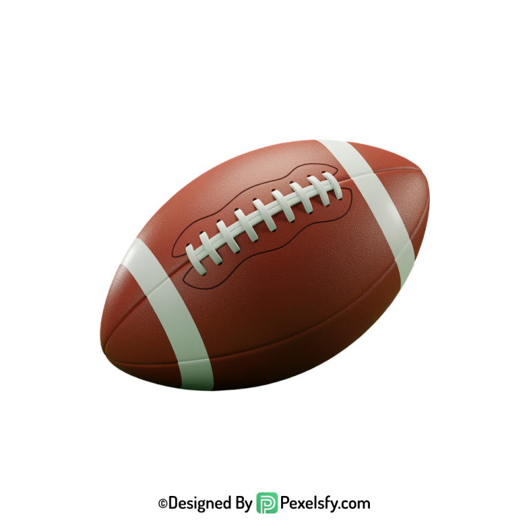 American Football PNG for Merchandising, transparent background