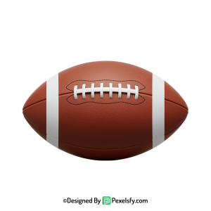 American Football PNG Vector File, transparent background