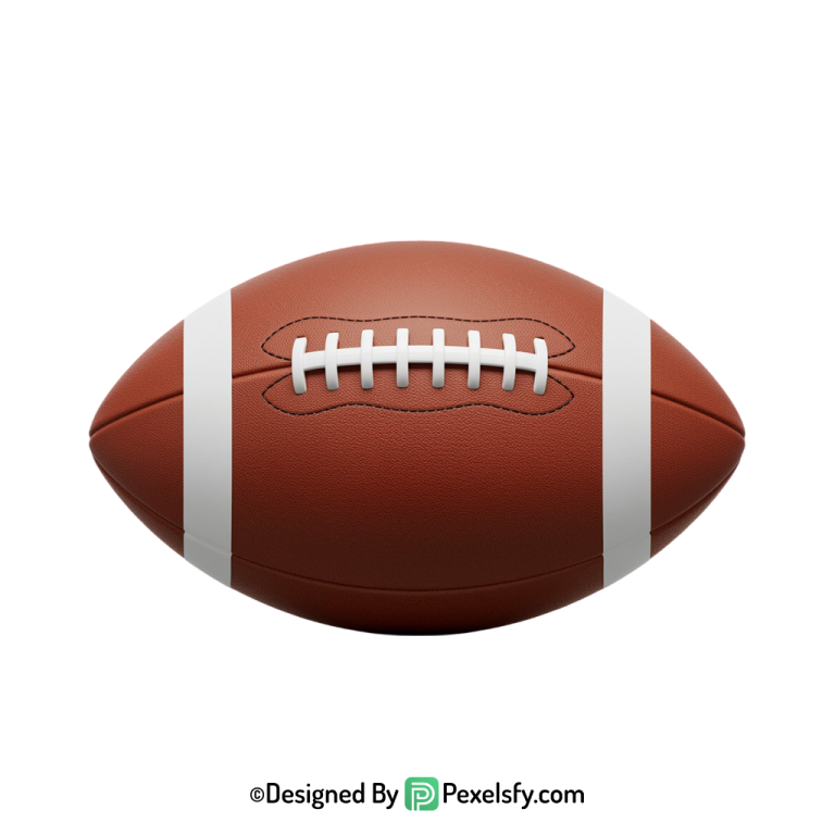 American Football PNG Vector File, transparent background