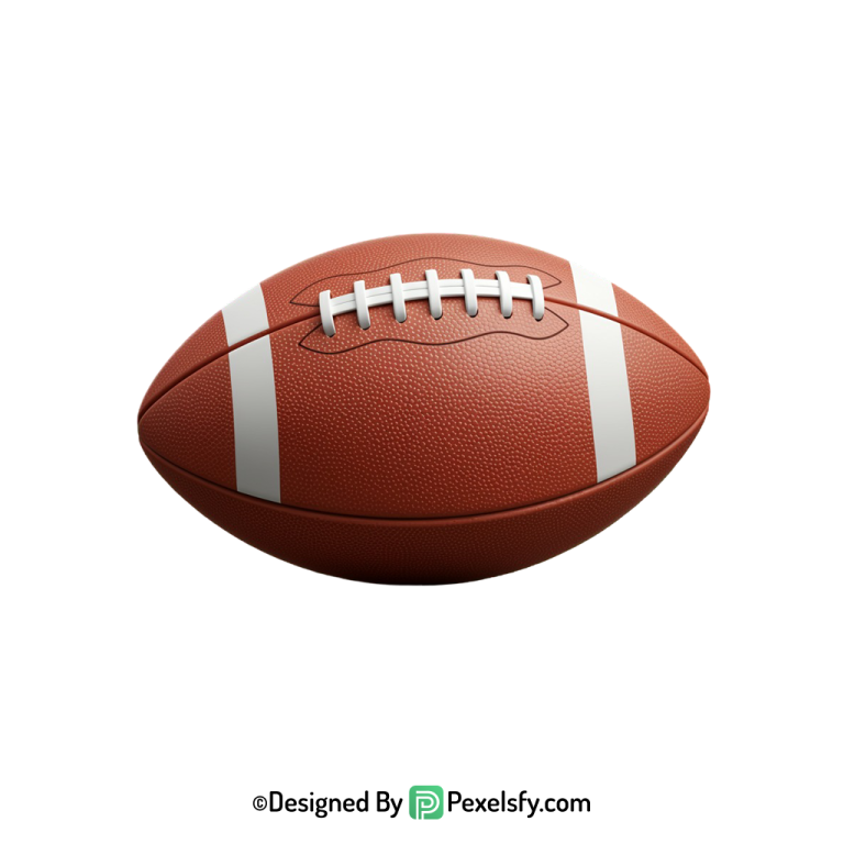 American Football PNG for Design, transparent background