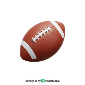 American Football PNG for T-Shirts, transparent background