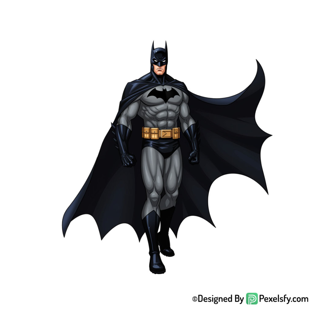 Batman PNG Image for Merchandise, transparent background