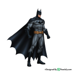 Batman PNG Image for Apparel, transparent background