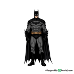 Batman PNG Image for Mugs, transparent background