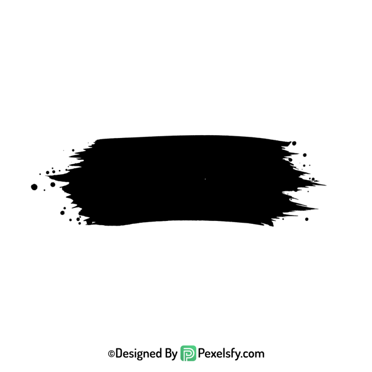 black paint brush png for backgrounds, transparent