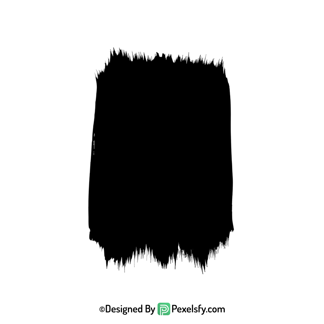 black paint brush png paint texture, transparent