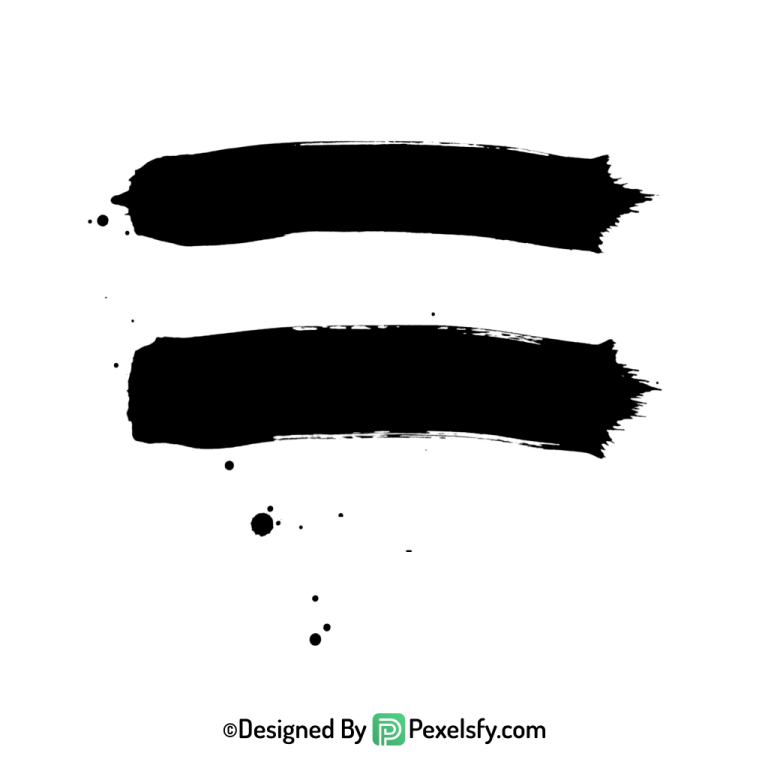 black paint brush png with opacity, transparent