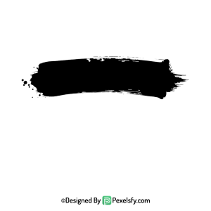 black paint brush png vintage touch, transparent