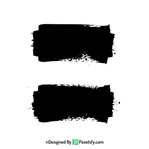black paint brush png edgy graphic, transparent