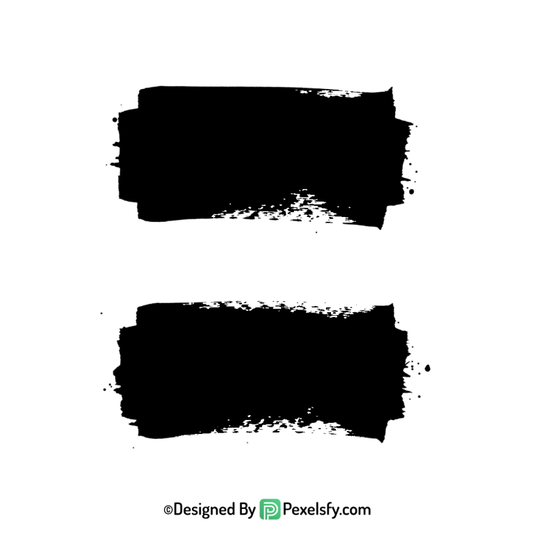 black paint brush png edgy graphic, transparent