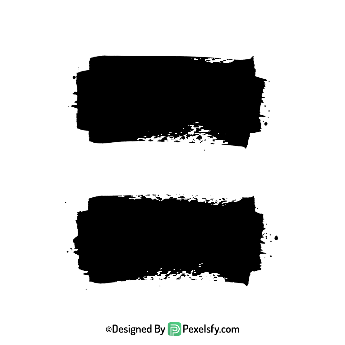 black paint brush png edgy graphic, transparent