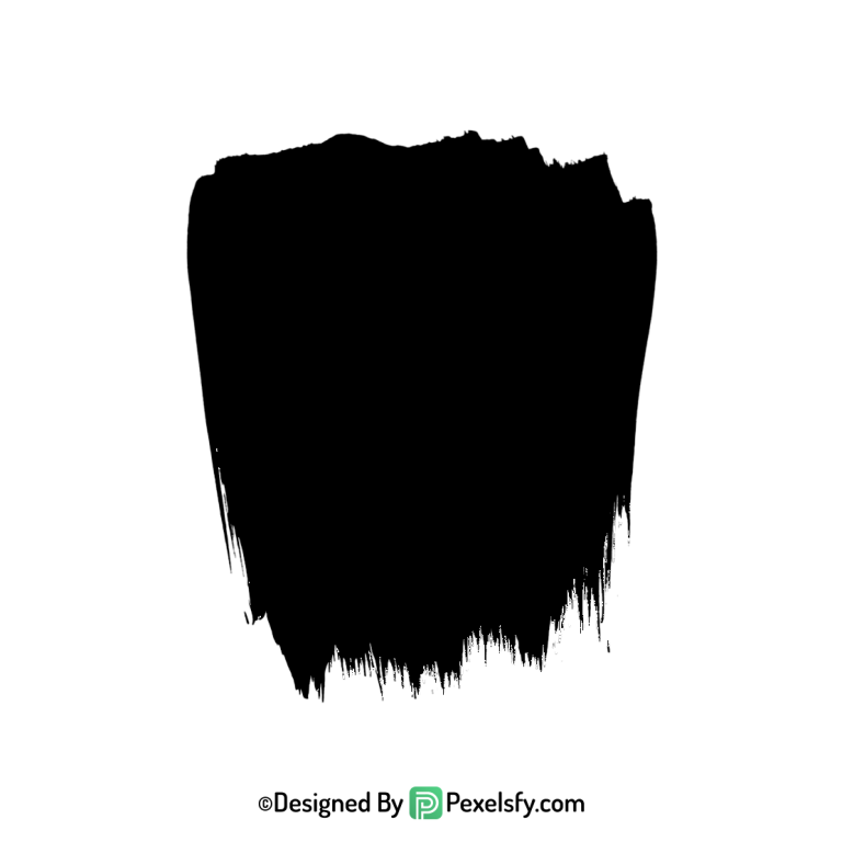 black paint brush png elegant line, transparent