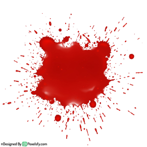 Blood Splatter PNG in HD,transparent background