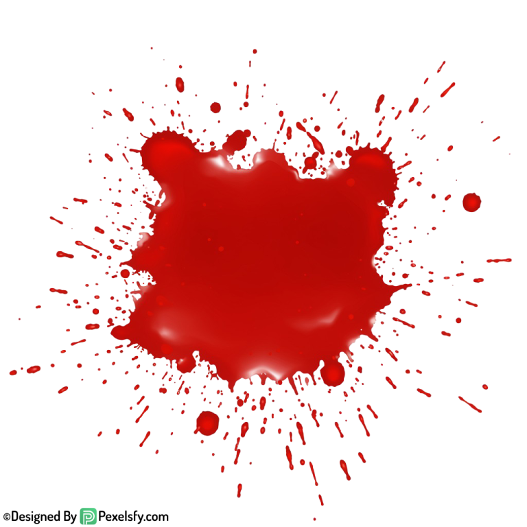 Blood Splatter PNG in HD,transparent background