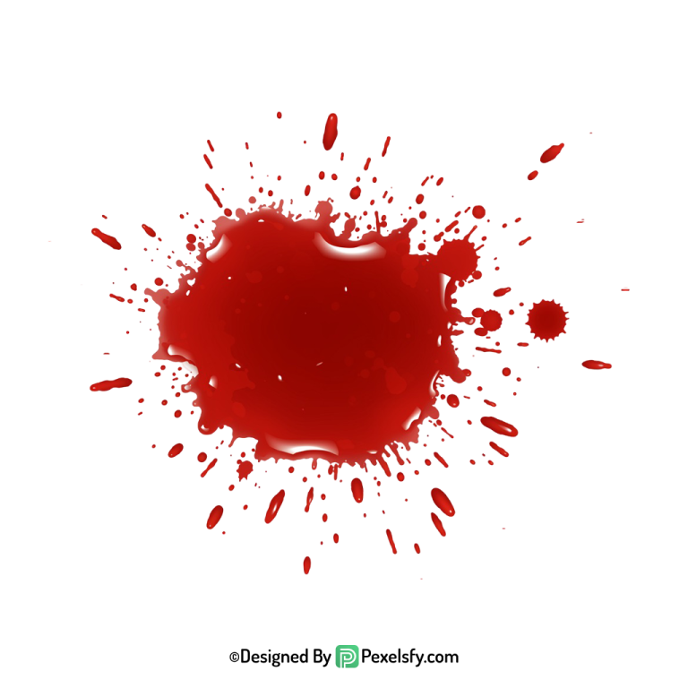 Bloody Brush Blood Splatter PNG,transparent background