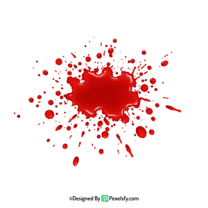 Blood Splatter PNG Artistic Texture,transparent background