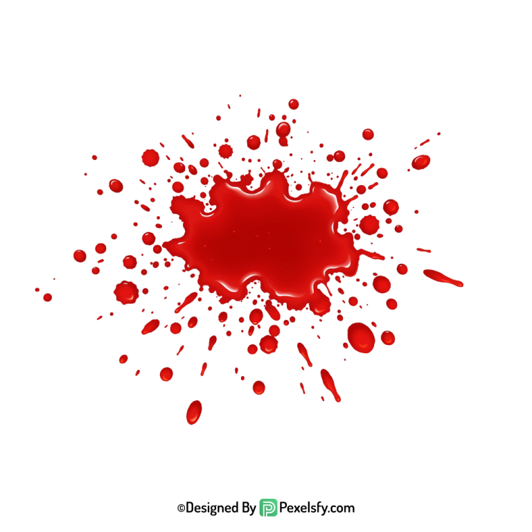 Blood Splatter PNG Artistic Texture,transparent background