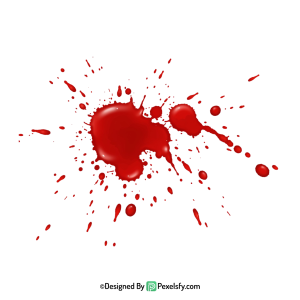 Blood Splatter PNG with Transparent Layer,transparent background