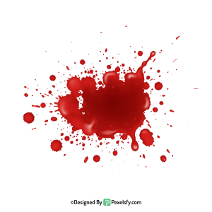 Blood Splatter PNG for Graphic Design,transparent background