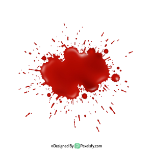 High Resolution Blood Splatter PNG,transparent background