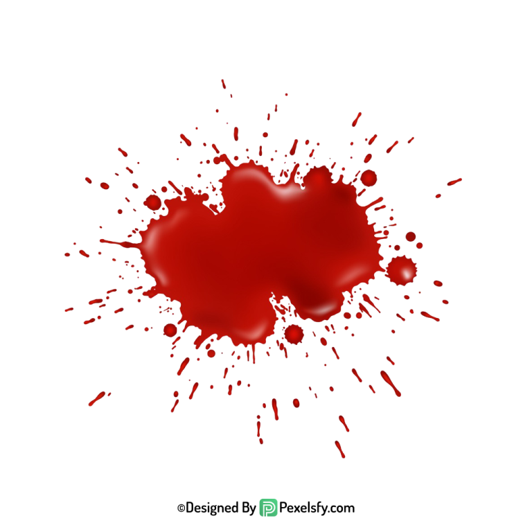 High Resolution Blood Splatter PNG,transparent background