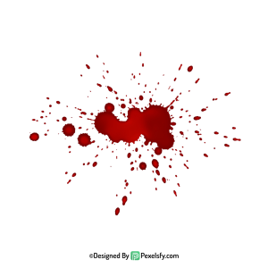 Bloody Scene Blood Splatter PNG,transparent background