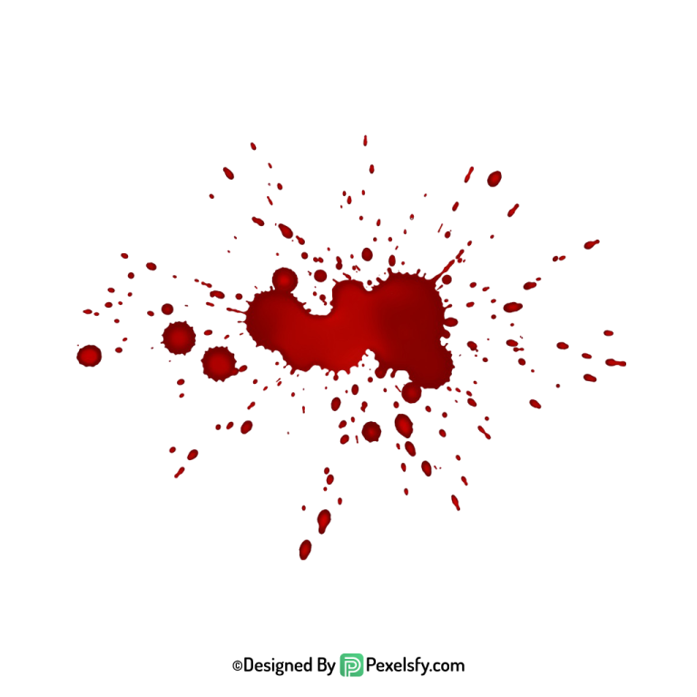 Bloody Scene Blood Splatter PNG,transparent background