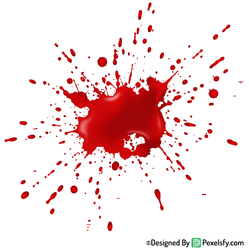 Blood Splatter PNG for Backgrounds,transparent background
