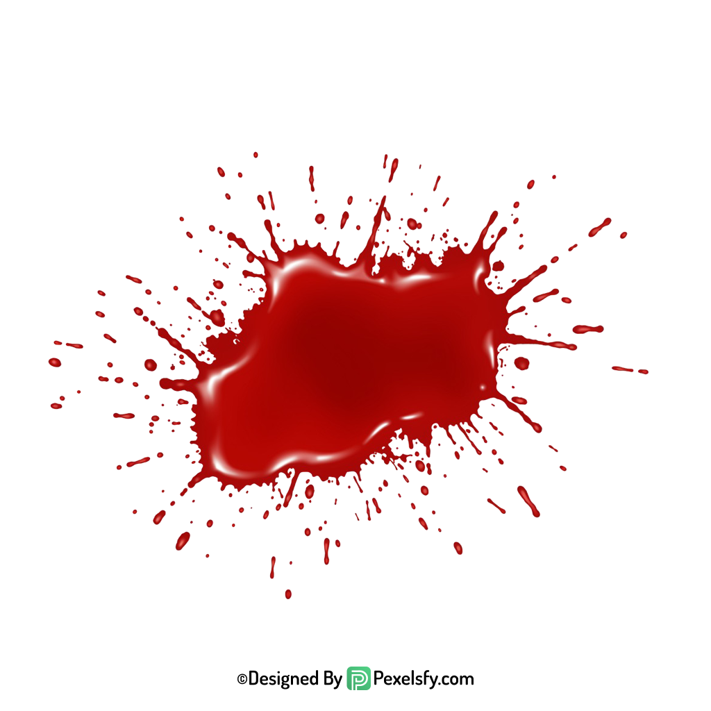 Realistic Blood Splatter PNG Download,transparent background