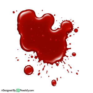 Dark Red Blood Splatter PNG,transparent background