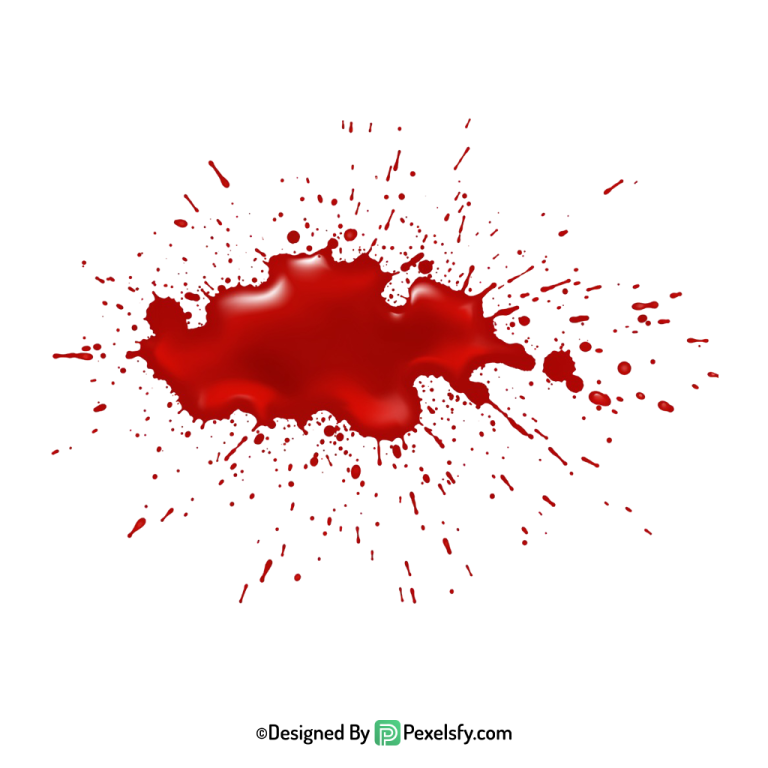 Bloody Mess Blood Splatter PNG,transparent background