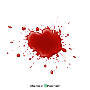 Blood Splatter PNG for Posters,transparent background