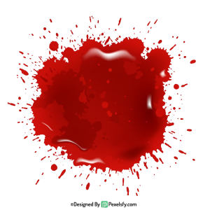 Blood Splatter PNG for Visual Assets,transparent background