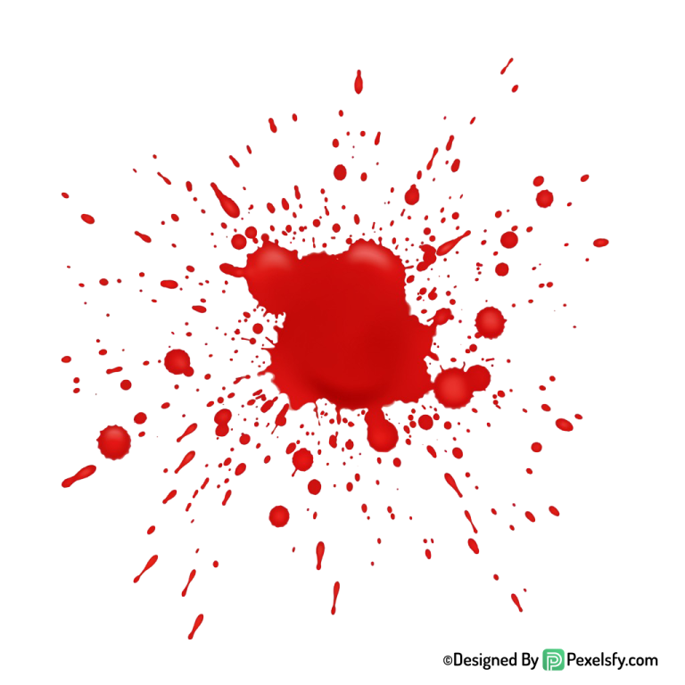 Bloody Spray Blood Splatter PNG,transparent background