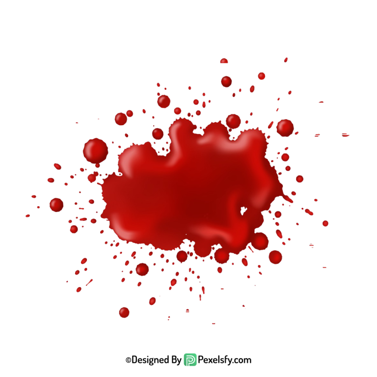 Blood Splatter PNG Splash Graphic,transparent background