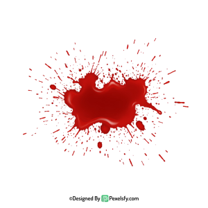Blood Splatter PNG Motion Scene,transparent background