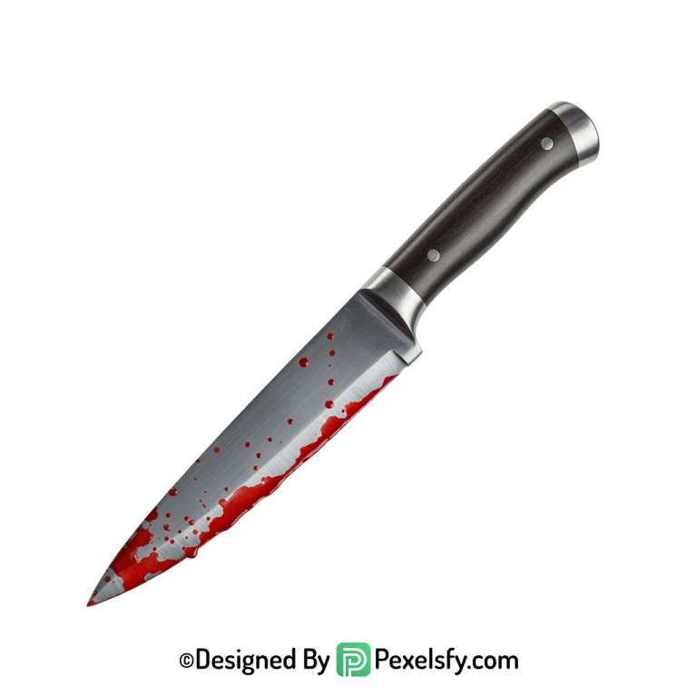 Bloody Knife PNG Vector Style transparent background