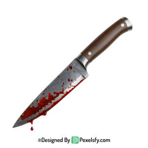 Bloody Knife PNG for Posters transparent background