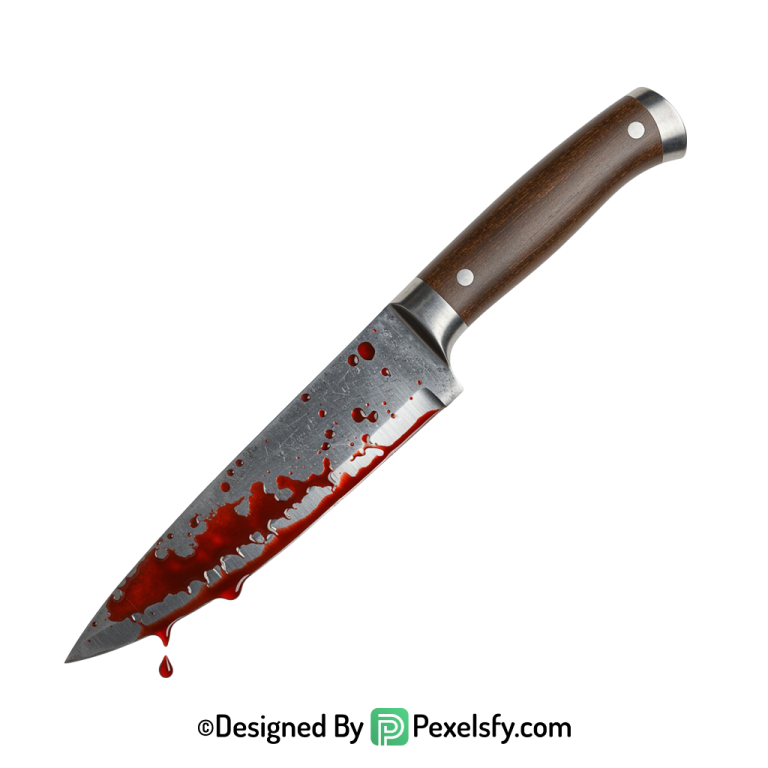 Bloody Knife PNG for Posters transparent background
