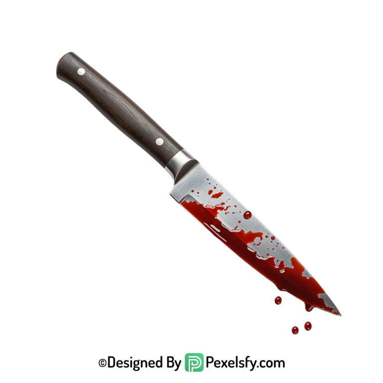 Bloody Knife PNG for Creators transparent background