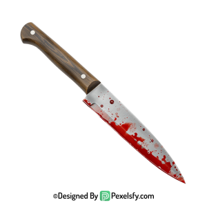 Scary Bloody Knife PNG Clipart transparent background