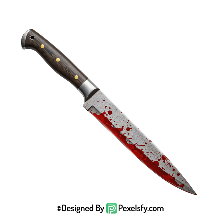 Bloody Knife PNG for Crafts transparent background