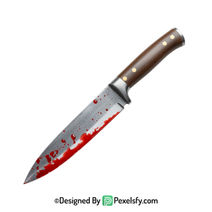 Bloody Knife PNG for Printables transparent background