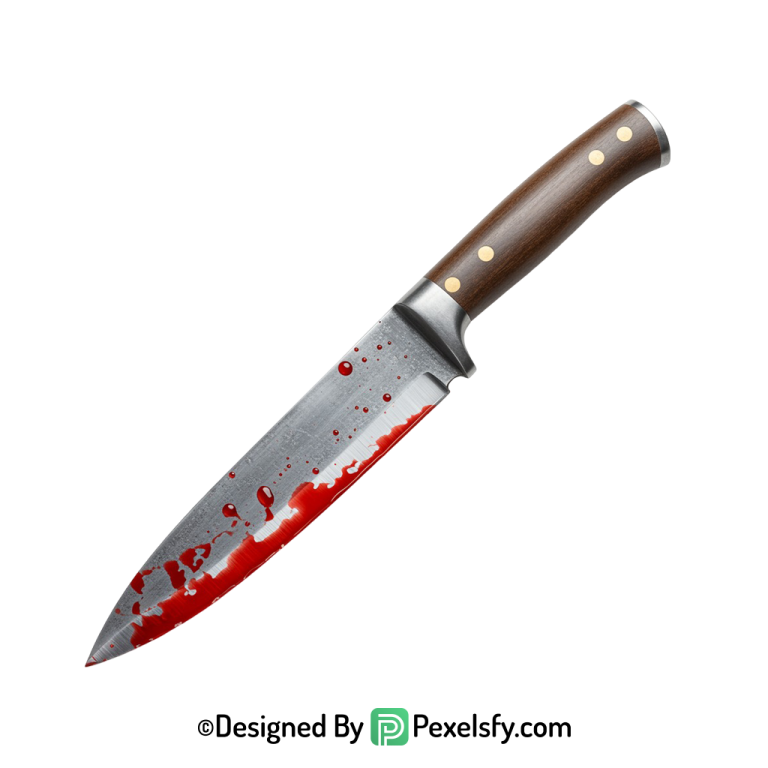 Bloody Knife PNG for Printables transparent background