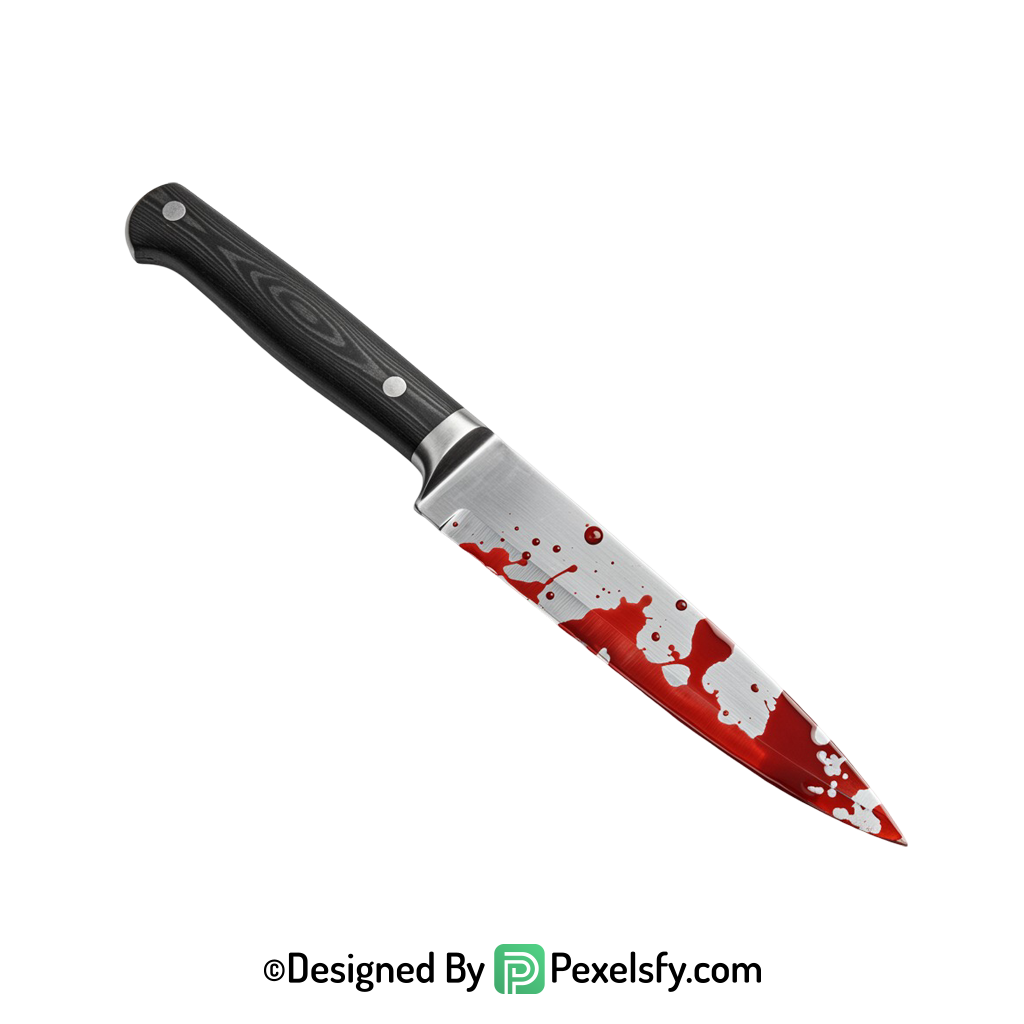 Bloody Knife PNG Isolated Object transparent background