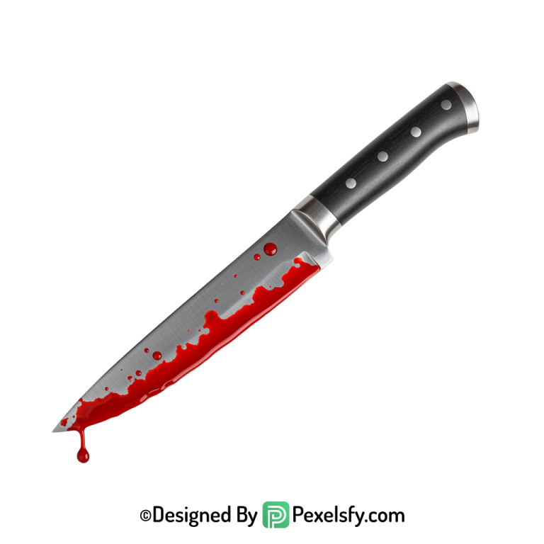 Bloody Knife PNG Graphic Element transparent background