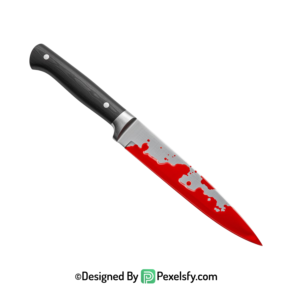 Bloody Knife PNG for Artwork transparent background