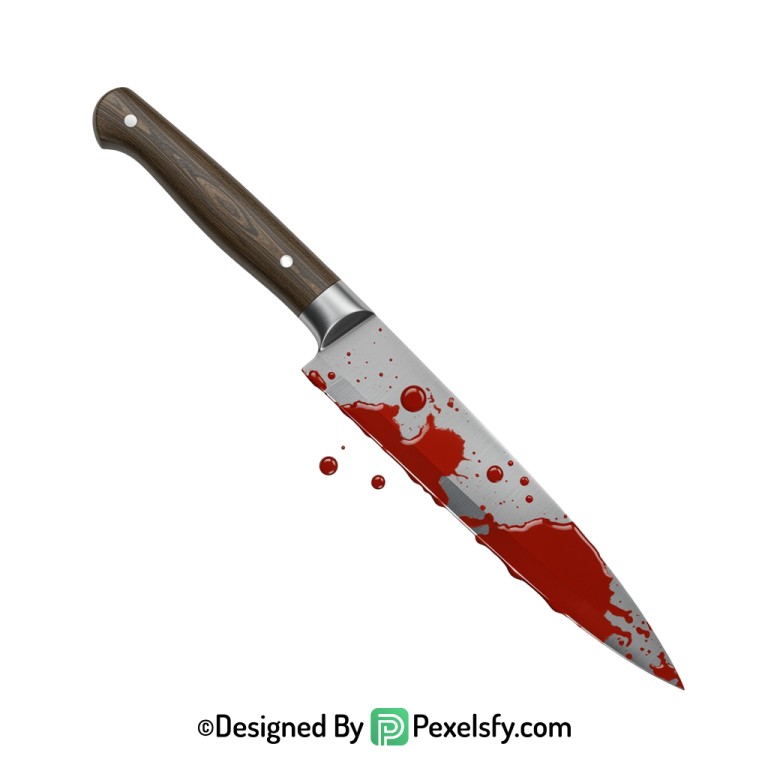 Bloody Knife PNG for Scary Scenes transparent